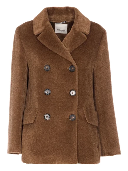 Двубортный матовый пиджак Max Mara от Max Mara brown
