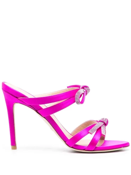 Женские босоножки Stuart Weitzman с бантом, розовые