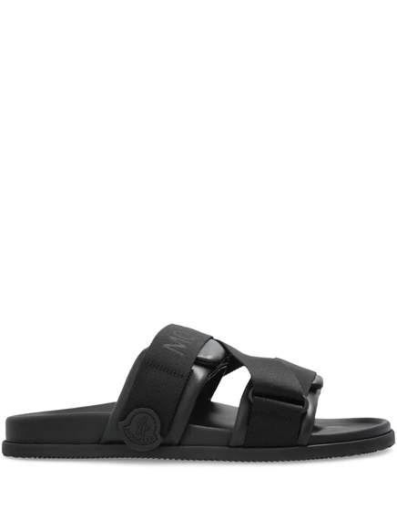 Шлепанцы Moncler black