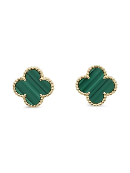 Женские серьги Van Cleef & Arpels Alhambra 18k, золотые