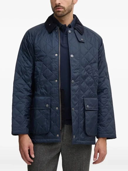 Мужская стеганая куртка Barbour, синяя