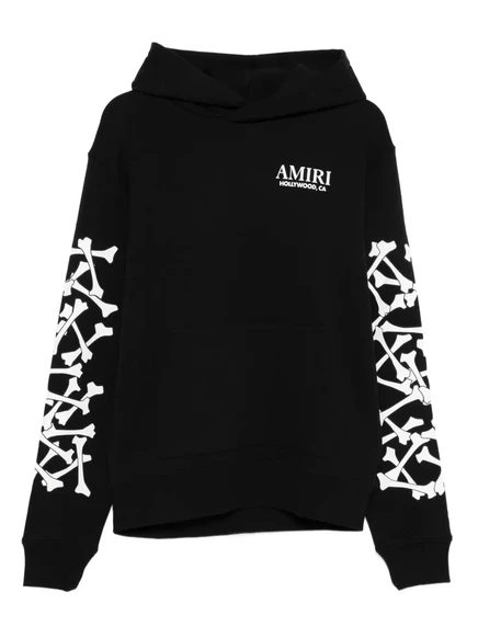 Мужское худи Amiri Bones Stacked, черное