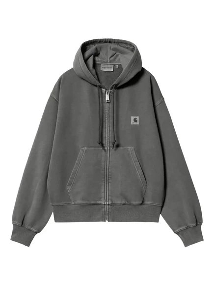 Женская худи Carhartt WIP Nelson на молнии, темно-серая