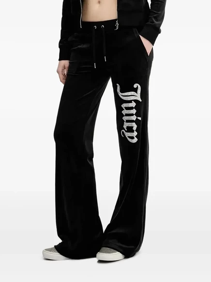 Брюки Juicy Couture Layla, украшенные кристаллами black