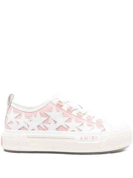 Кроссовки AMIRI Stars из натуральной кожи white