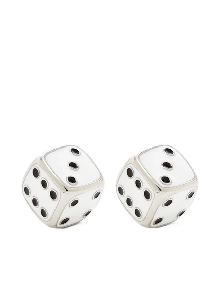 Женские серьги Marc Jacobs Dice, серебристые