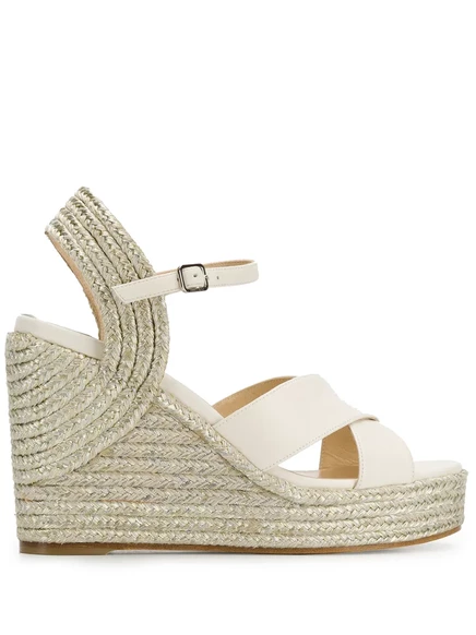Женские эспадрильи Jimmy Choo Dellena 100, бежевые