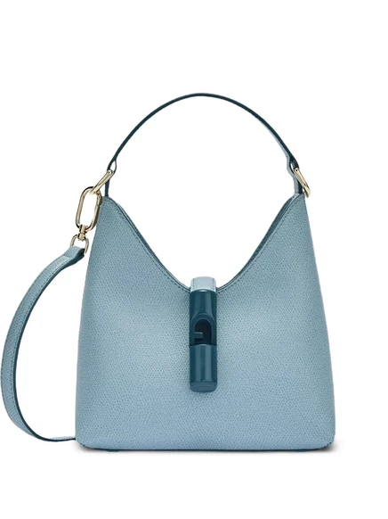 Женская мини-сумка-тоут Furla Iridescent, светло-голубая