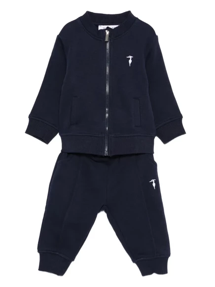 Детский костюм Trussardi Junior с логотипом, синий