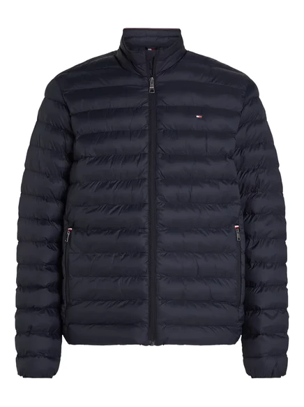 Мужская стеганая куртка Tommy Hilfiger, темно-синяя