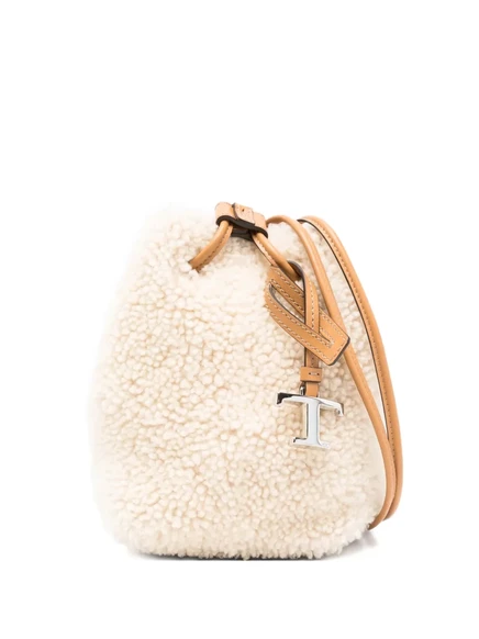 Сумка-ведро из овечьей шерсти Tod's
