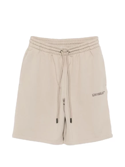 Мужские спортивные шорты Off-White на кулиске, нейтральные