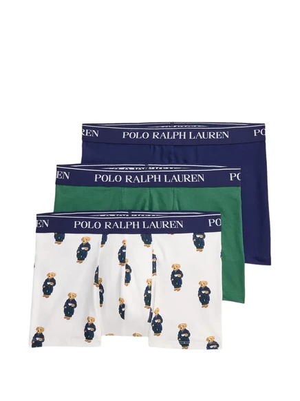 Мужские трусы-боксеры Polo Ralph Lauren, 3 шт., белые