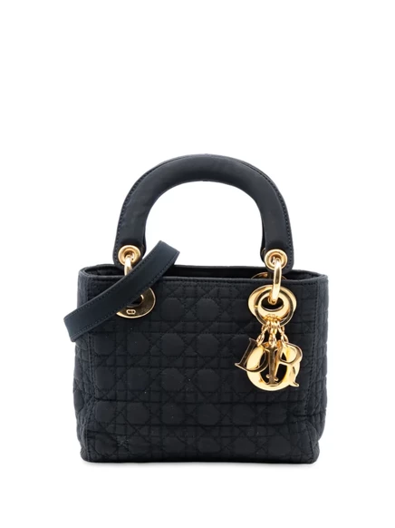 Сумка Christian Dior Pre-Owned Mini Lady Dior, черная