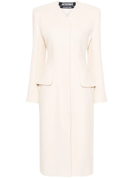 Макси-пальто Jacquemus Le Manteau Cubo neutrals