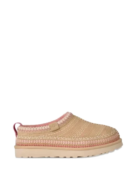 Женские мюли Ugg вязаные, бежевые