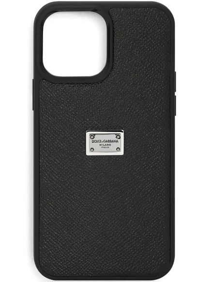 Чехол для iPhone 13 Pro Max с логотипом Dolce & Gabbana black