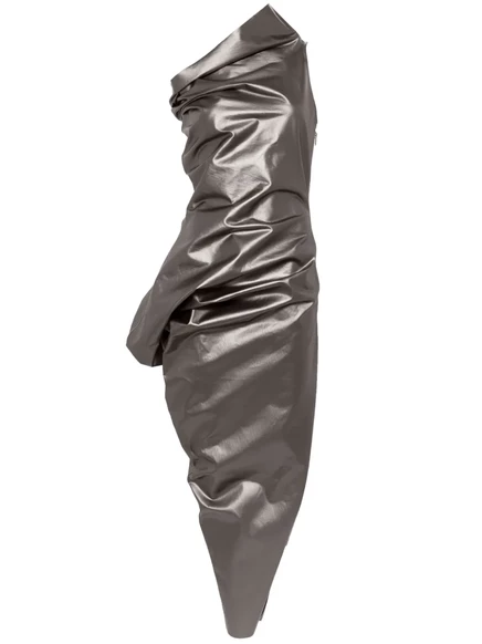 Женское платье Rick Owens Walrus макси, коричневое