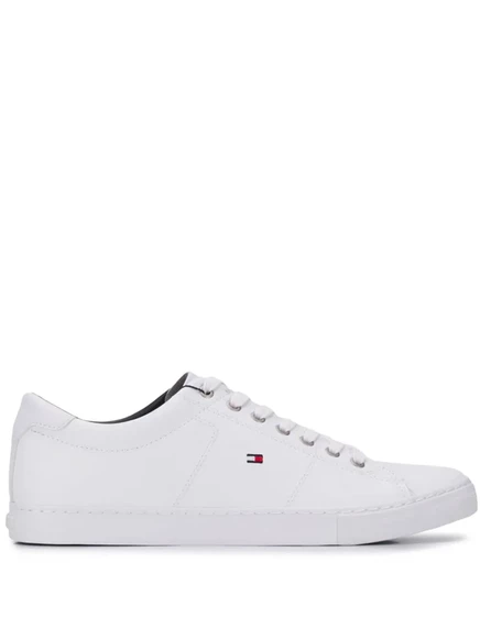 Мужские кеды Tommy Hilfiger низкие кожаные, белые