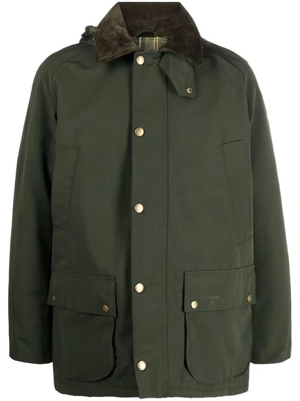 Мужская куртка-рубашка Barbour Ashby водонепроницаемая, зеленая