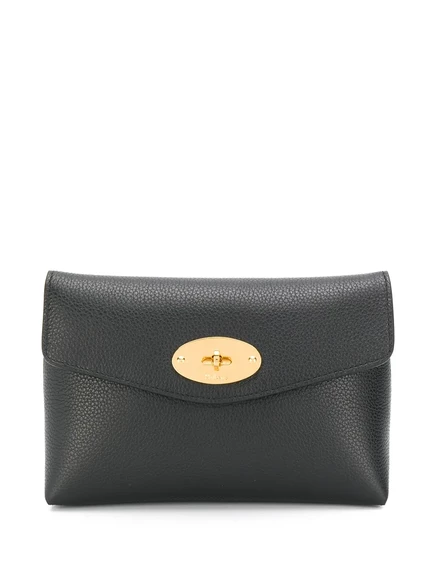 Женская косметичка Mulberry Darley SCG из кожи, черная