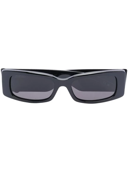 Солнечные очки Balenciaga Eyewear прямоугольные, черные
