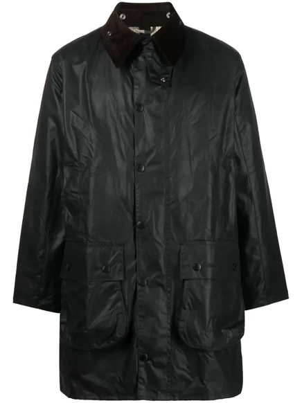 Мужская легкая вощеная куртка Barbour Border, зеленая