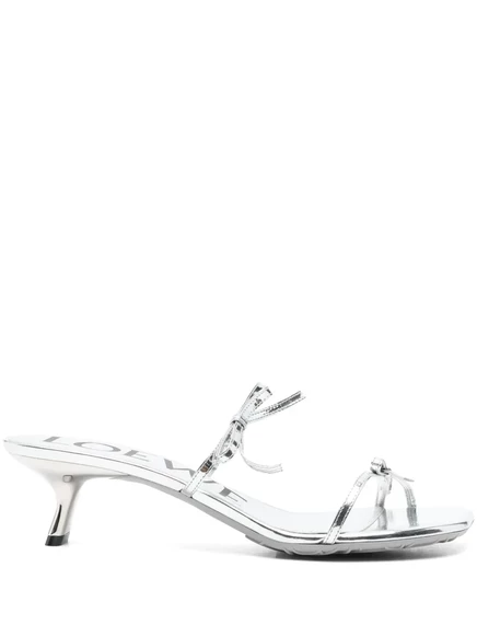 Сандалии-лепестки LOEWE 45 мм silver