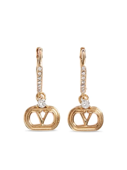 Женские серьги Valentino Garavani VLogo, золотистые