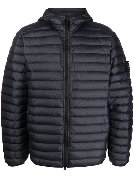 Мужская короткая пуховая куртка Stone Island Compass, синяя