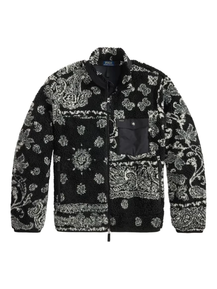 Мужская куртка флис Polo Ralph Lauren, черная