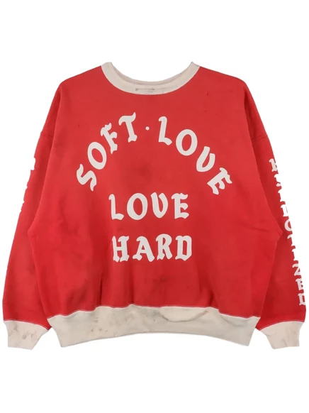 Мужской свитер SAINT Mxxxxxx Soft Love, красный