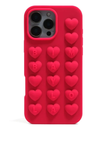 Чехол для iPhone 14 Pro Max, украшенный сердечком от Bimba y Lola red