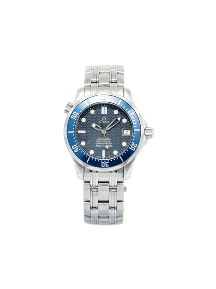 Мужские часы Omega Seamaster 36 мм, синий циферблат
