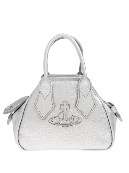 Женская сумка-тоут Vivienne Westwood Mini Yasmine, серебристая