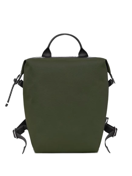 Женский кожаный рюкзак Longchamp, зеленый