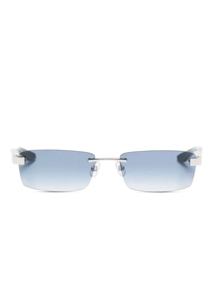 Солнцезащитные очки Maybach Eyewear безободковые, серебристые