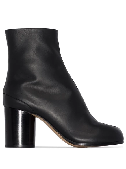Женские ботильоны Maison Margiela Tabi 80 мм, черные