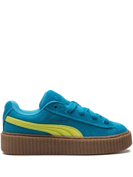Модные замшевые кроссовки PUMA x FENTY Creeper blue