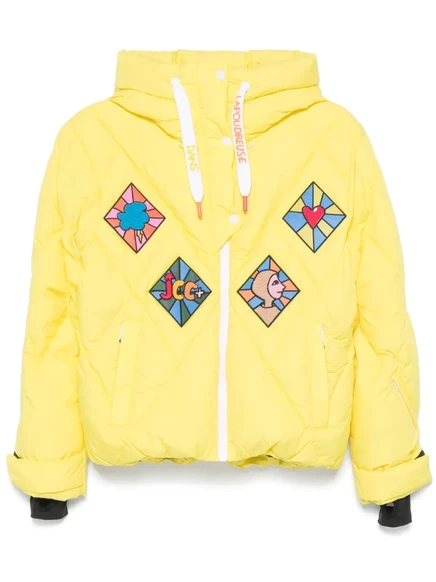 Лыжная куртка-бомбер Rossignol x JCC Lumy down bomber yellow
