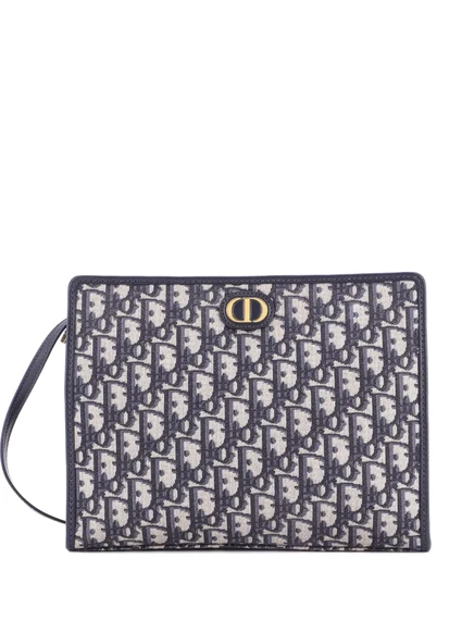 Женская сумка-клатч Christian Dior 30 Montaigne, синяя