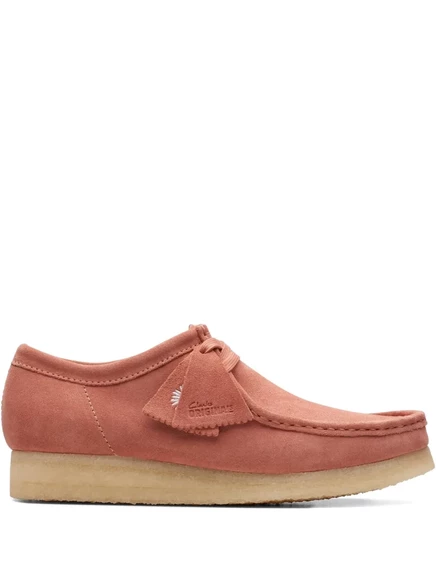 Мужские дерби Clarks Originals Wallabee замша, терракотовые