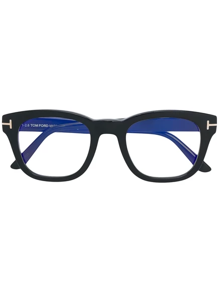Очки TOM FORD Eyewear квадратные из ацетата, черные