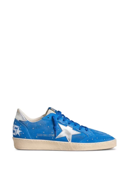 Мужские кроссовки Golden Goose Ball Star с заклепками, синие