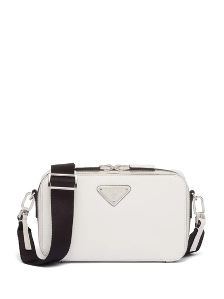 Мужская сумка через плечо Prada Brique Saffiano, белая
