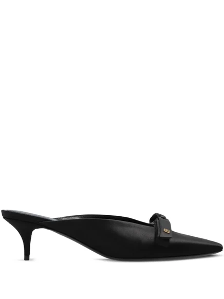 Женские мюли Balenciaga с бантом, черные