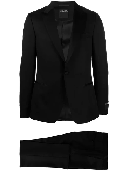 Однобортный костюм от Zegna black