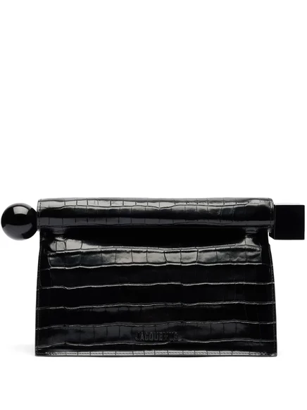 Женский клатч Jacquemus La Pochette Rond Carré, черный