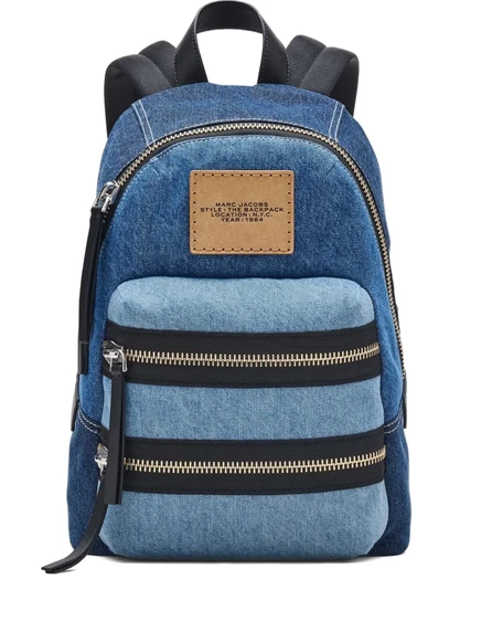 Джинсовый рюкзак Marc Jacobs среднего размера blue