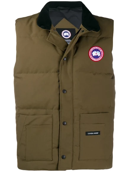 Мужской стеганый жилет Canada Goose Freestyle, зеленый